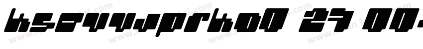 KSEVVJPRKO0 27 00字体转换